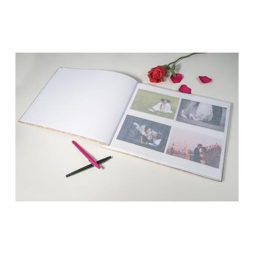 Fotóalbum, csavarozott gerincű, 37x29 cm, 20 lap, EXACOMPTA "Kraft"