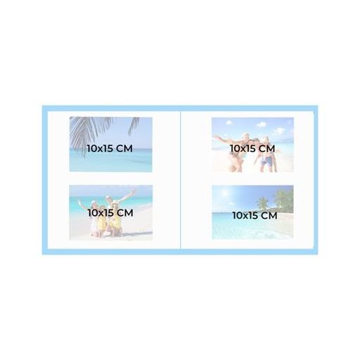 Fotóalbum, 22,5x22 cm, 50 lap, EXACOMPTA "Pastel Tropic"