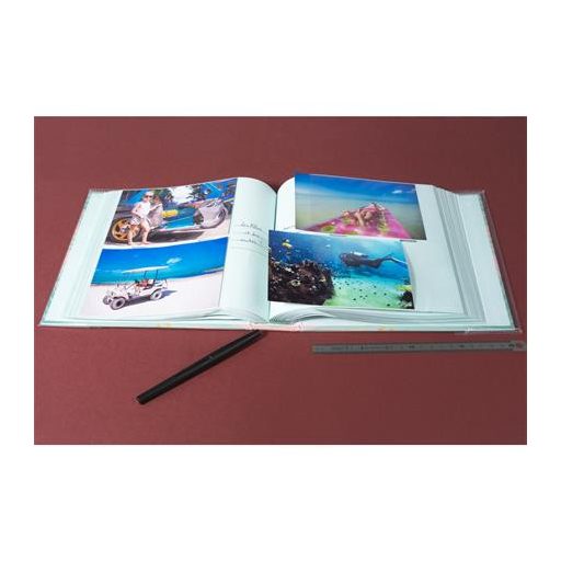 Fotóalbum, 22,5x22 cm, 50 lap, EXACOMPTA "Pastel Tropic"