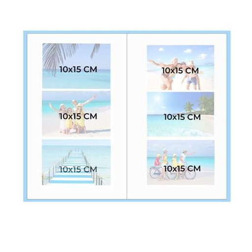 Fotóalbum, 22,5x32,5 cm, 50 lap, EXACOMPTA "Pastel Tropic"