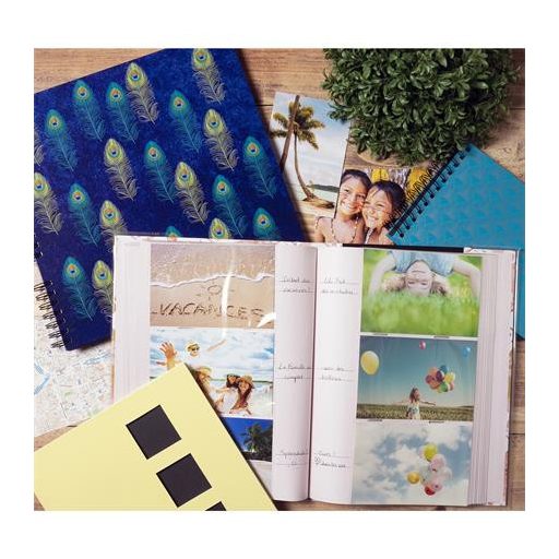 Fotóalbum, 22,5x32,5 cm, 50 lap, EXACOMPTA "Pastel Tropic"