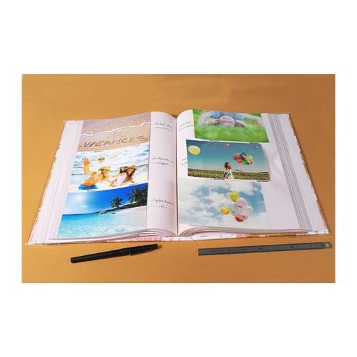 Fotóalbum, 22,5x32,5 cm, 50 lap, EXACOMPTA "Pastel Tropic"
