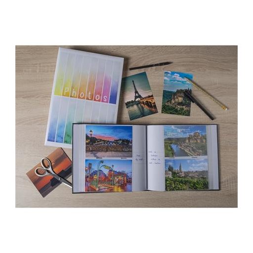 Fotóalbum, 22,5x32,5 cm, 50 lap, EXACOMPTA "Rainbow"