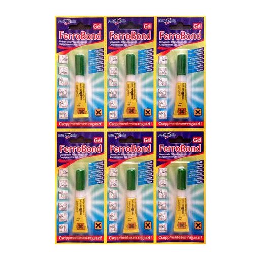 Pillanatragasztó gél, 3 g, FERROBOND
