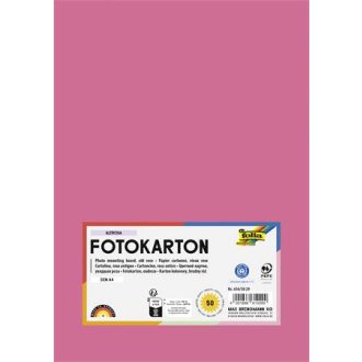 Dekorkarton, A4, 300 g, 50 lap, FOLIA, fáradt rózsaszín