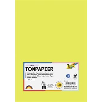 Színes papír, A4, 130 g, 100 lap, FOLIA, limezöld