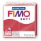 Gyurma, 57 g, égethető, FIMO "Soft", meggy piros
