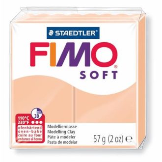 Gyurma, 57 g, égethető, FIMO "Soft", bőrszín