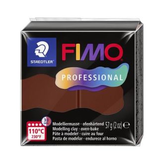   Gyurma, 57 g, égethető, FIMO "Professional", csokoládé