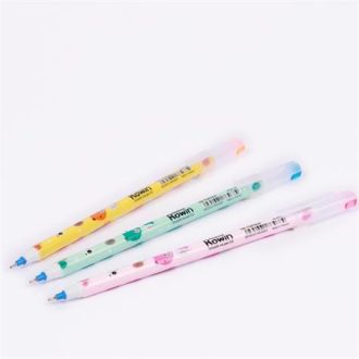   Golyóstoll, 0,3 mm, kupakos, FLEXOFFICE "Rowin", kék