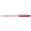 Golyóstoll, 0,25 mm, nyomógombos, FLEXOFFICE "Jonat", piros
