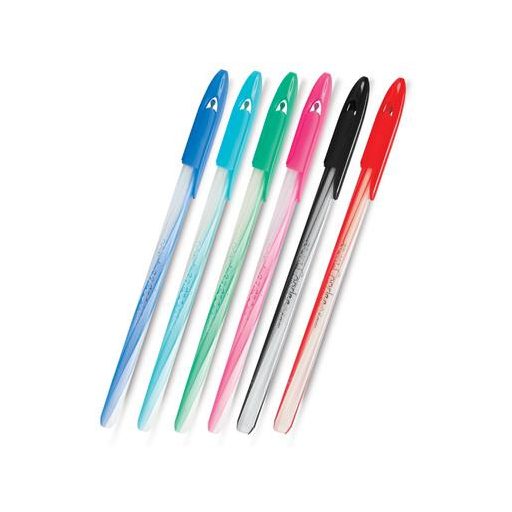 Golyóstoll, 0,3 mm, 2 db/bliszter, kupakos, FLEXOFFICE "Candee", kék