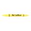 Szövegkiemelő, 1,0/4,0 mm, kétvégű, FLEXOFFICE "HL01", sárga