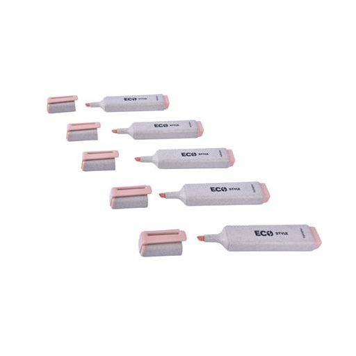 Szövegkiemelő, 1-4 mm, FLEXOFFICE "HL05 Eco Style", narancs