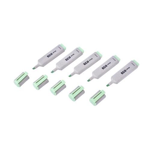 Szövegkiemelő, 1-4 mm, FLEXOFFICE "HL05 Eco Style", zöld