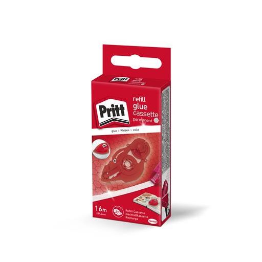 Ragasztó roller utántöltő kazetta, tartós, 8,4 mm x 16 m, HENKEL