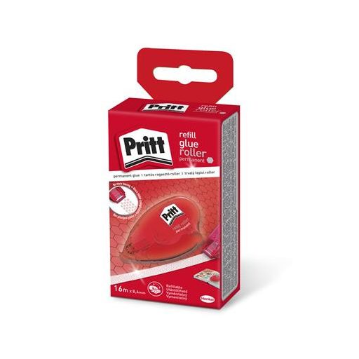 Ragasztó roller, utántölthető, tartós, 8,4 mm x 16 m, HENKEL