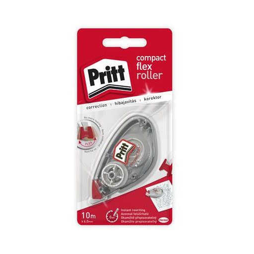 Hibajavító roller, 6 mm x 10 m, HENKEL "Pritt Compact Roller"