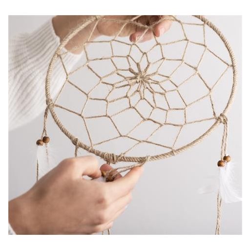 Fém karika, fehér, EFCO, 18 cm