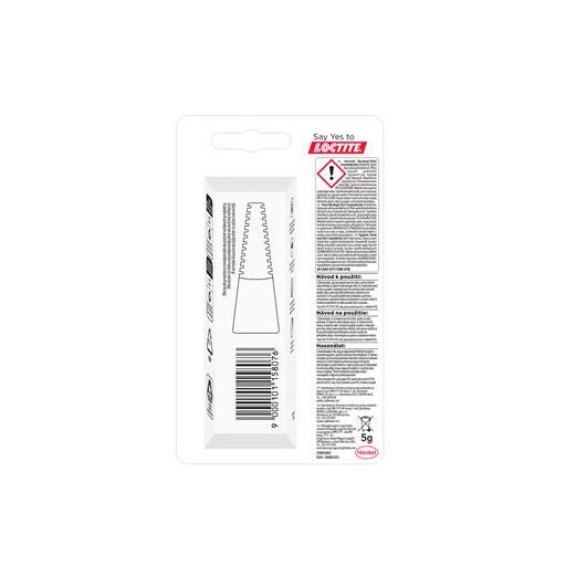Pillanatragasztó, 5 g, HENKEL "Loctite Super Bond Precision"