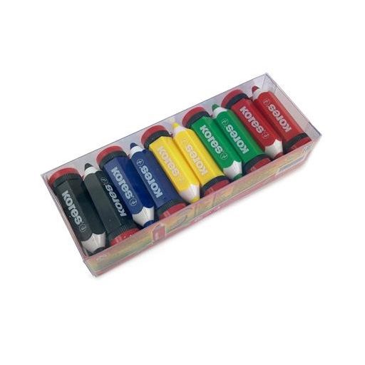 Hegyező, egylyukú, tartályos, KORES "Kolorito", vegyes színek