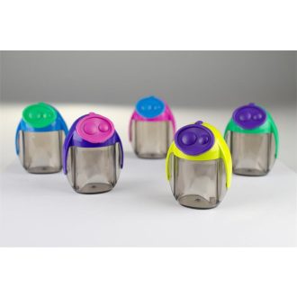   Hegyező, kétlyukú, tartályos, KORES "Migoo", vegyes szín