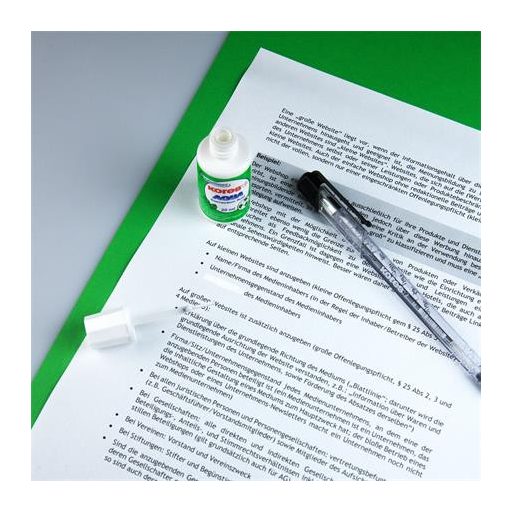 Hibajavító folyadék, vízbázisú, 20 ml, KORES "Aqua"