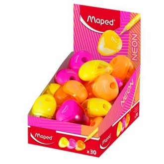   Hegyező display, egylyukú, tartályos, MAPED "I-Gloo Neon", vegyes színek