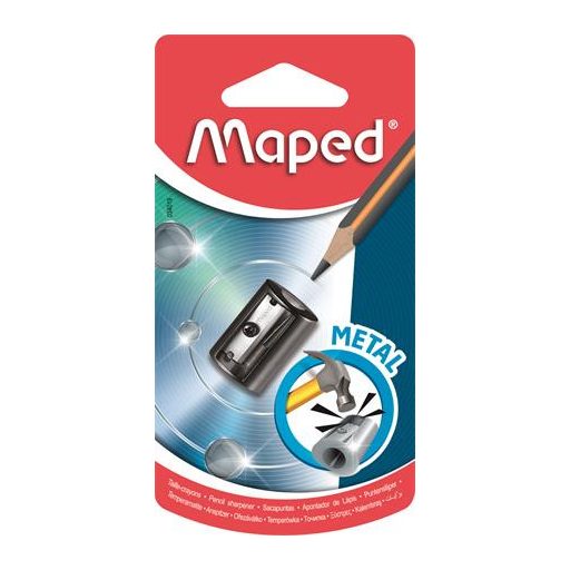 Hegyező, egylyukú, fém, MAPED "Satellite"