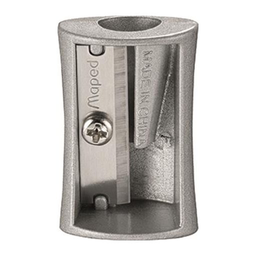 Hegyező, egylyukú, fém, MAPED "Satellite"