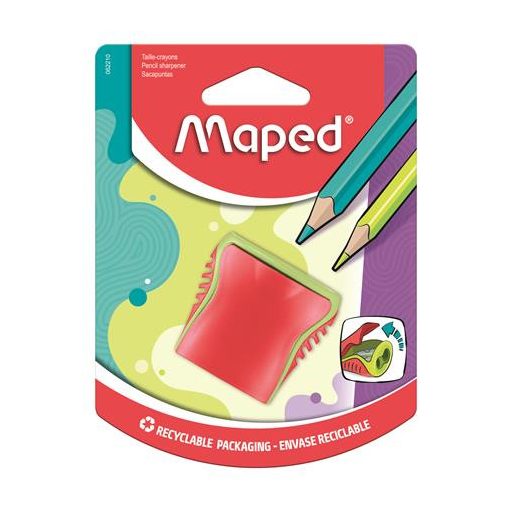 Hegyező, kétlyukú, tartályos, MAPED "Boogy", vegyes színek