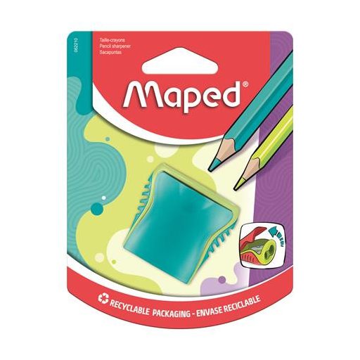 Hegyező, kétlyukú, tartályos, MAPED "Boogy", vegyes színek