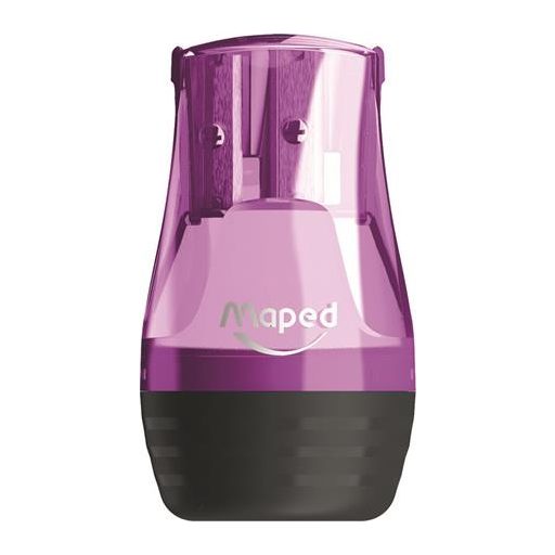 Hegyező, kétlyukú, tartályos, MAPED "Tonic", vegyes színek