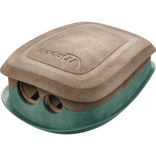 Hegyező, kétlyukú, tartályos, műanyag, FSC, MAPED "Smiling Planet"