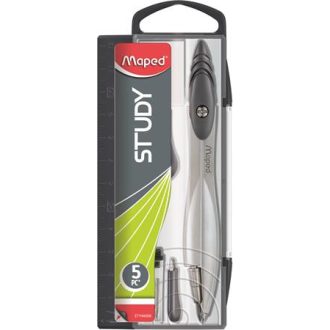   Körző készlet, 5 darabos, MAPED "Study SY160", vegyes színek