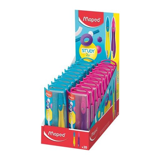 Körző, heggyel, MAPED "Study Pop", vegyes színek