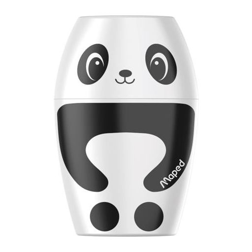 Hegyező, egylyukú, tartályos, MAPED "Shakky Fancy", panda és pingvin, vegyes formák