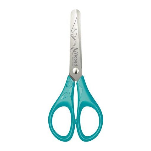 Olló display, iskolai, 13 cm, MAPED "Essentials Pulse", vegyes színek