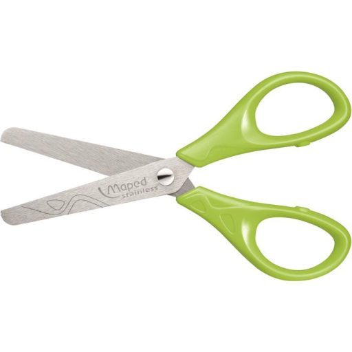 Olló display, iskolai, 13 cm, MAPED "Essentials Pulse", vegyes színek