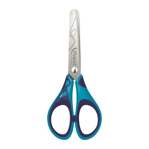 Olló, iskolai, 13 cm, MAPED "Essentials Soft"