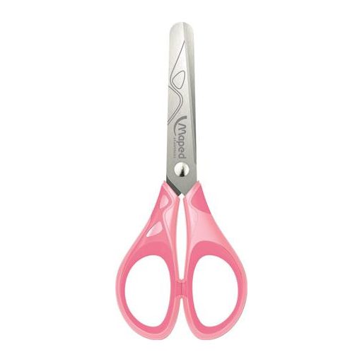 Olló display, iskolai, 13 cm, MAPED "Essentials Soft Pastel", pasztell színek