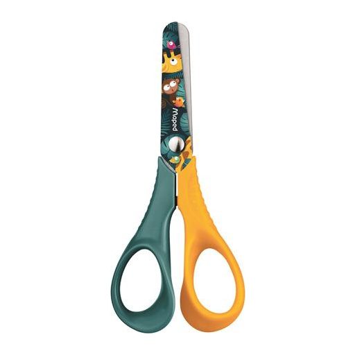 Olló, óvodai, 12 cm, MAPED "Jungle Fever Vivo", vegyes színek