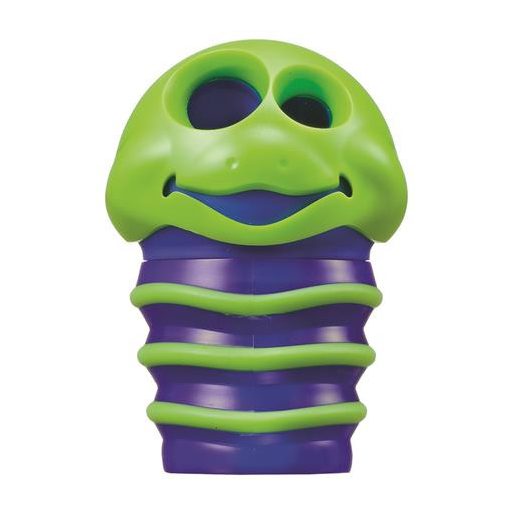 Hegyező display, kétlyukú, tartályos, MAPED "Croc Croc", kukac, vegyes színek