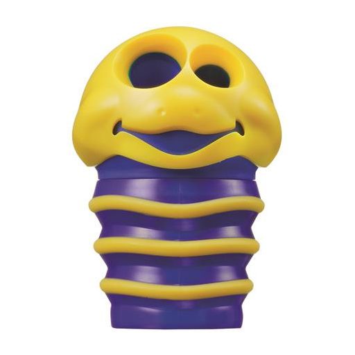 Hegyező display, kétlyukú, tartályos, MAPED "Croc Croc", kukac, vegyes színek