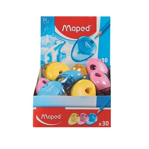 Hegyező display, egylyukú, tartályos, MAPED "I-Gloo", vegyes színek