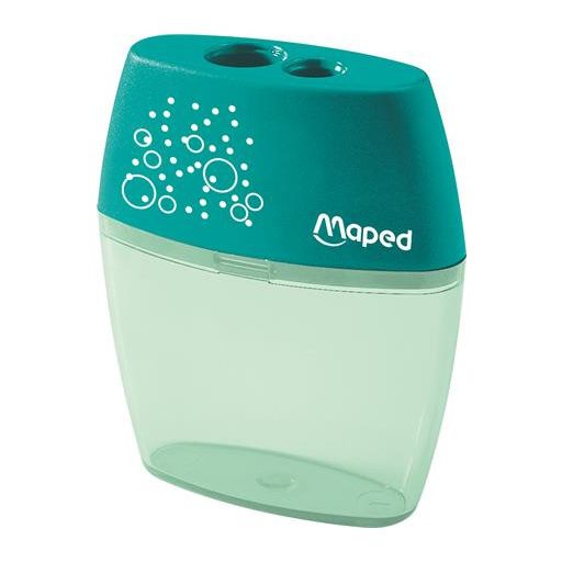 Hegyező display, kétlyukú, tartályos, MAPED "Shaker", vegyes színek