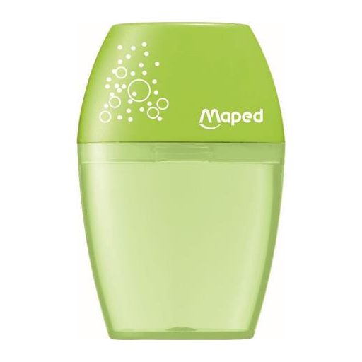 Hegyező, egylyukú, tartályos, MAPED "Shaker", vegyes színek