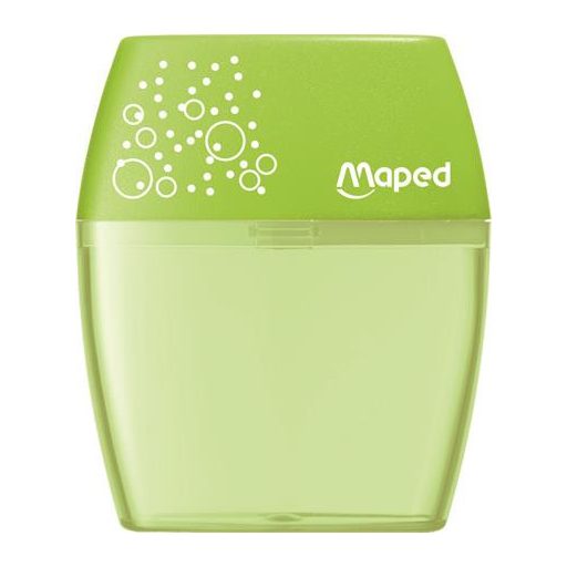 Hegyező, kétlyukú, tartályos, MAPED "Shaker", vegyes színek