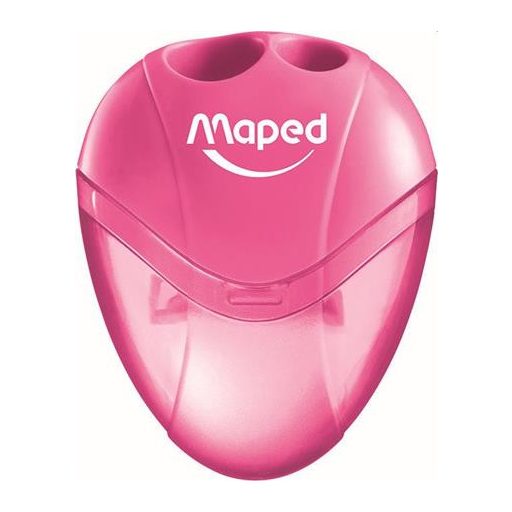 Hegyező, kétlyukú, tartályos, MAPED "I-Gloo", vegyes színek