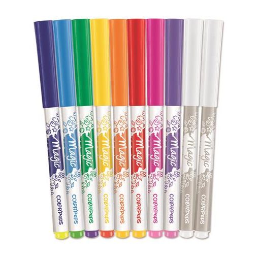 Filctoll készlet, 3,6 mm, MAPED "Color'Peps Magic", 8+2 különböző szín